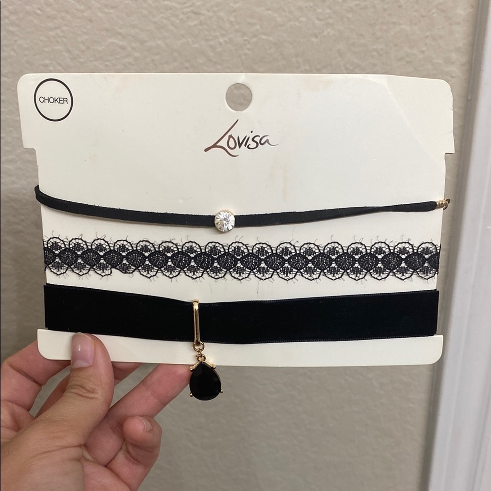 Lovisa Black Choker Set